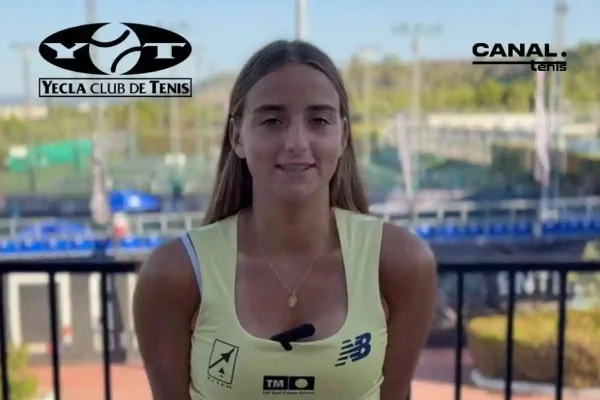 Charo Esquiva y el Yecla Club de Tenis: “Saber que desde el club me consideran una jugadora de gran proyección es un orgullo enorme”