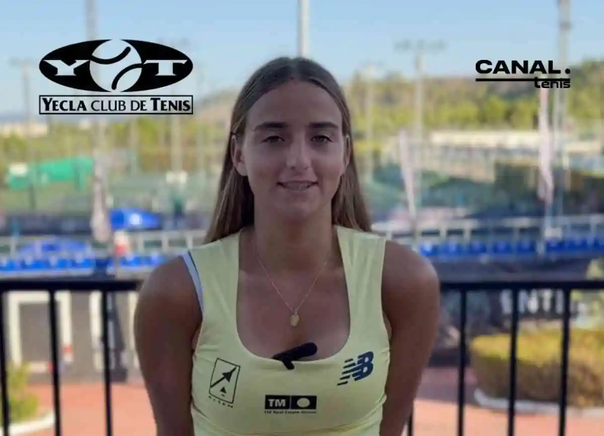charo esquiva y el yecla club de tenis saber que desde el club me consideran una jugadora de gran proyeccion es un orgullo enorme