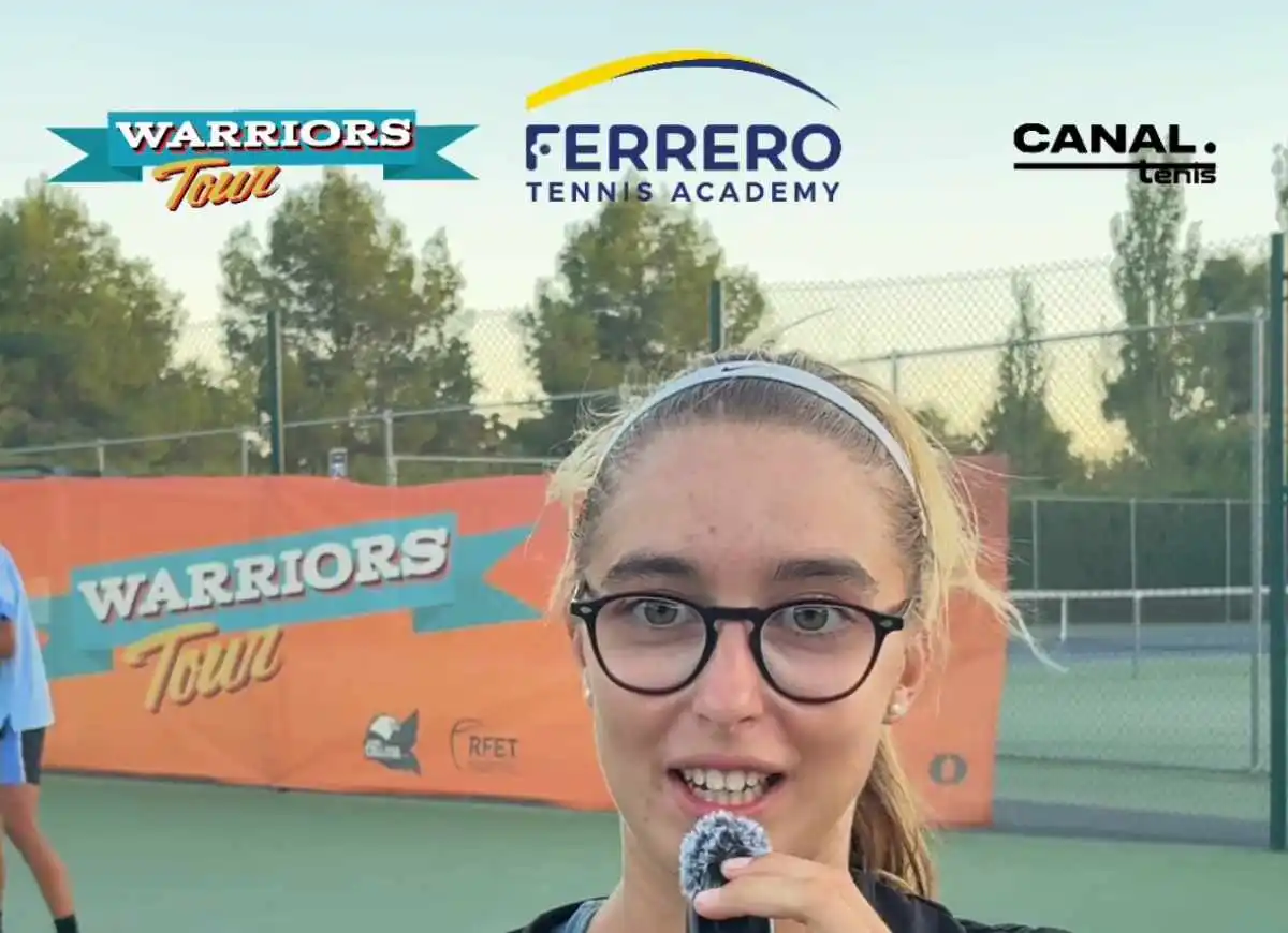 claudia cairols tener el master del circuito warriors tour en la ferrero tennis academy es un regalo grandisimo