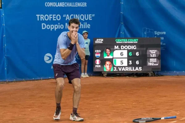 Matej Dodig deja sin opciones a Varillas y grita campeón en Como