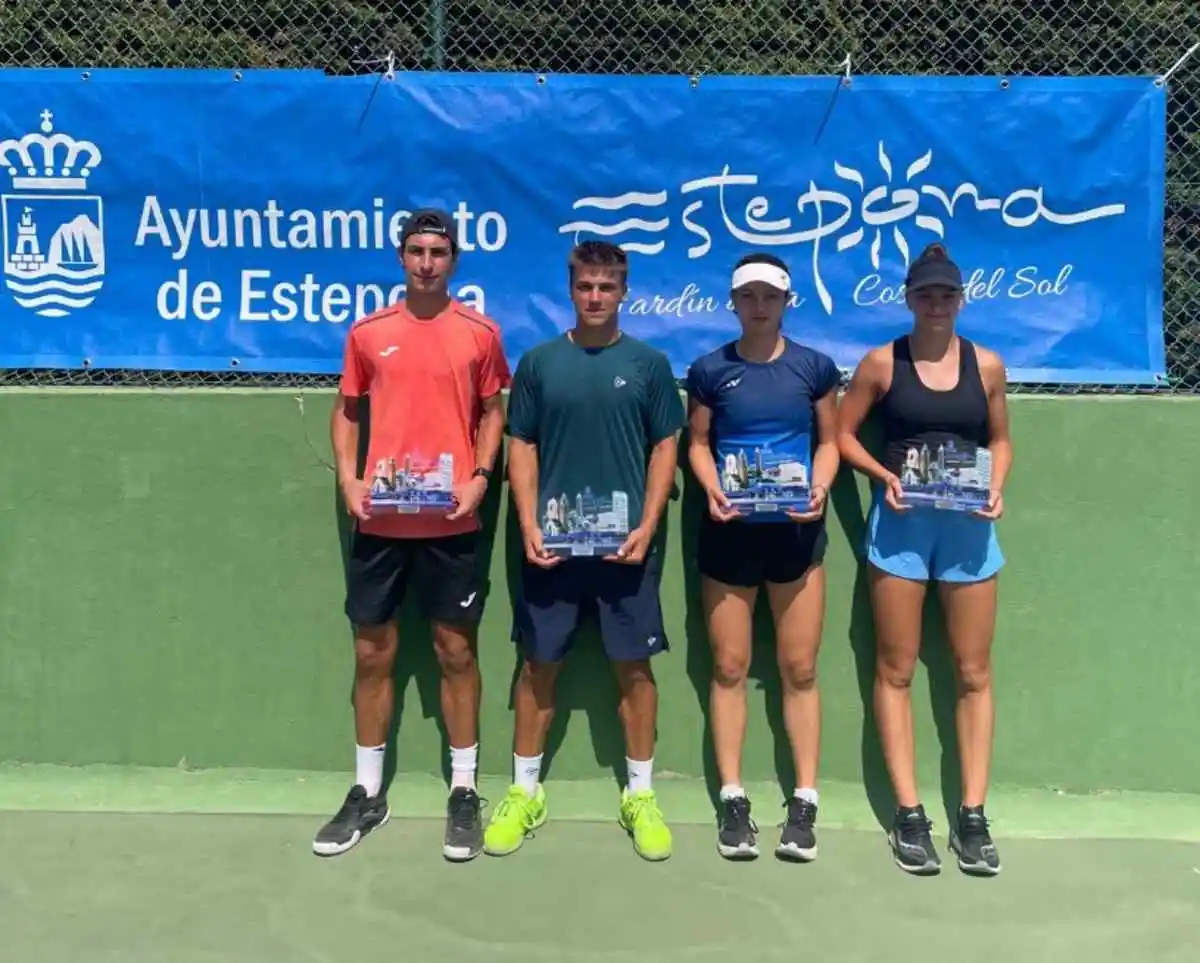 itf junior estepona: el bel air tennis club disfruta de un altisimo nivel de tenis en una semana perfecta