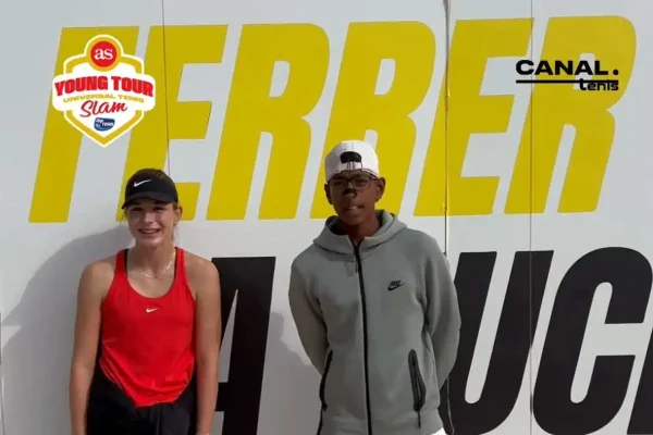 Sophie Jaeger y Srivishrut Konduru y la felicidad de ser parte del AS Young Tour en la Ferrer Tennis Academy